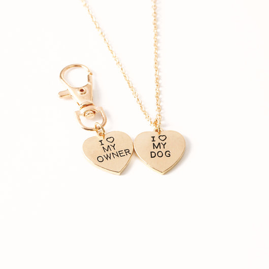 Set de Collar y Dije de Hueso para Dueño y Perro - 'Amor Incondicional' - Image 4