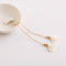 Female tassel earrings pearl earrings Blanco