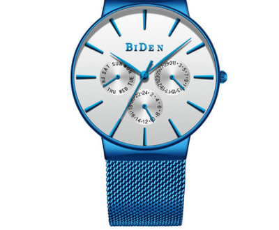 Reloj Hombre Calendario Malla Ultra Delgada - Image 8