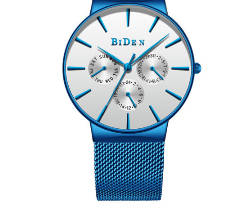 Reloj Hombre Calendario Malla Ultra Delgada - Image 8