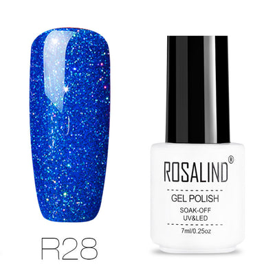 Uñas de Terapia Lumínica Arcoíris con Diseño de Estrellas - 29 Colores - Image 21