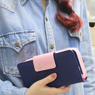 Billetera Larga para Mujer de Gran Capacidad con Diseño Moderno