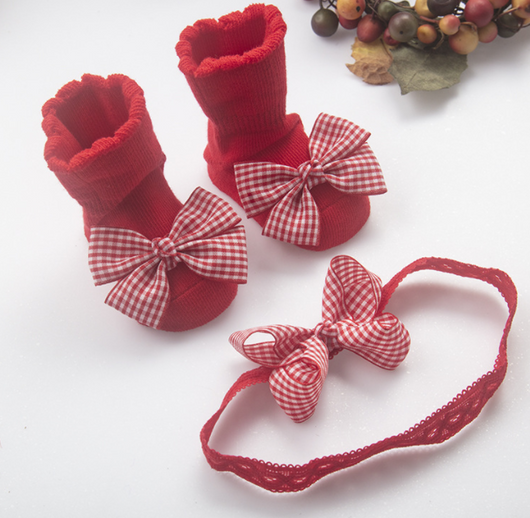 Set de Diademas y Calcetines para Bebé - Image 4
