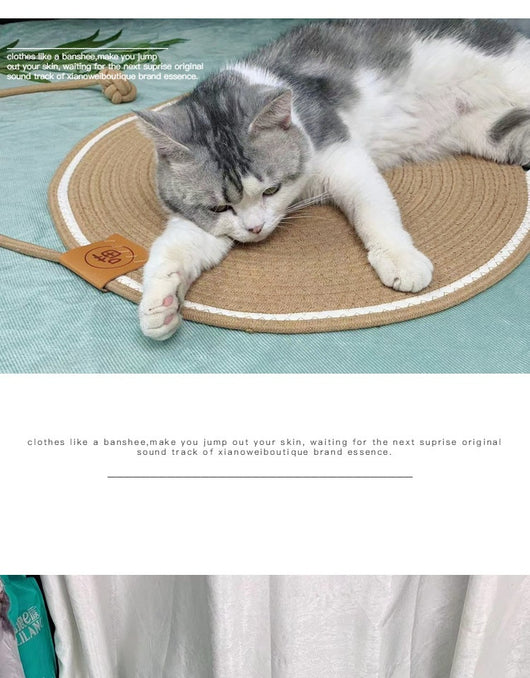 Nido de Ratán para Gatos Resistente sin Pelusa - Image 23