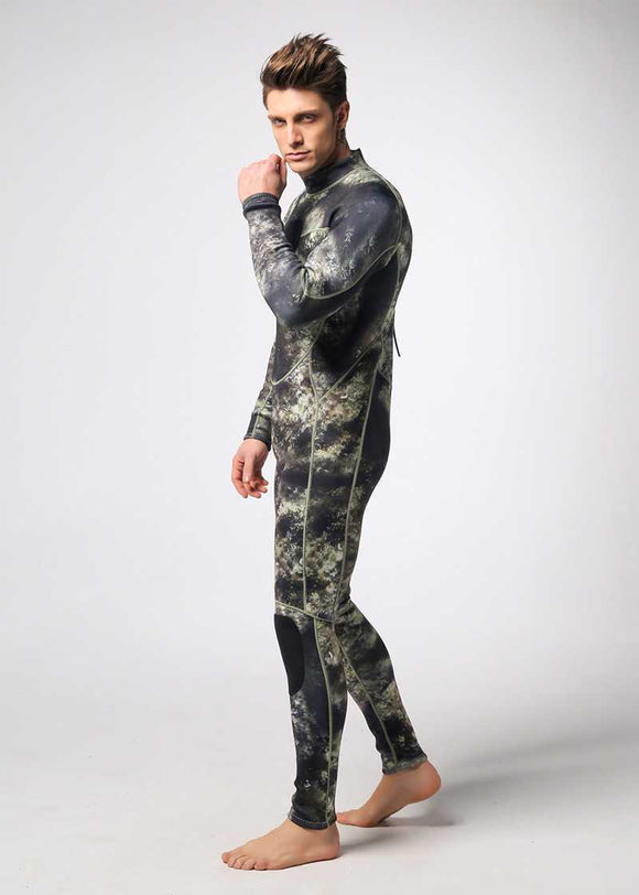 Traje de Baño Térmico Camuflado de Una Pieza - Resistente y Abrigador
