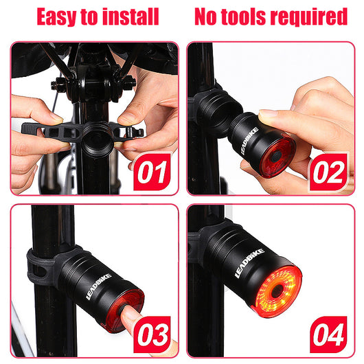 Luz de Advertencia Nocturna Impermeable para Ciclismo - Image 6