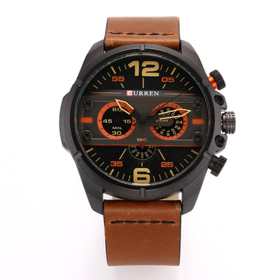Reloj Militar Deportivo CURREN - Acero Inoxidable Resistente al Agua para Hombre