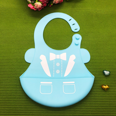 Baberos Silicona Grado Alimentario con Bolsillo para Comida | Baberos Impermeables Ajustables para Niños - Image 9