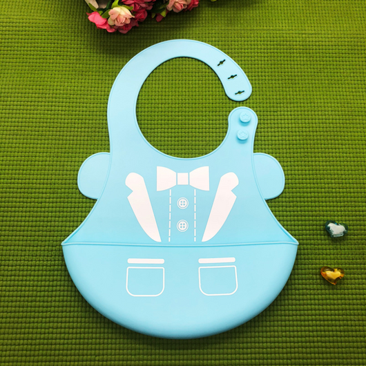 Baberos Silicona Grado Alimentario con Bolsillo para Comida | Baberos Impermeables Ajustables para Niños - Image 9