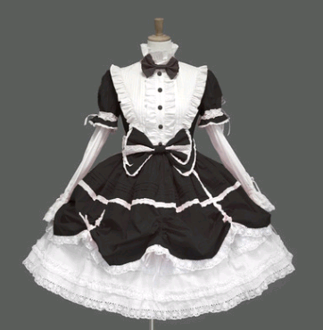 Vestido Gótico Retro de Encaje con Mangas Abullonadas - Disfraz Cosplay - Image 5