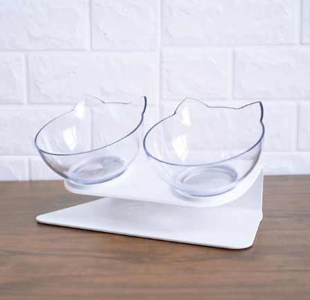 Comedero Inclinado Transparente para Gatos con Boca Oblicua - Image 16