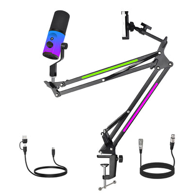 Micrófono XLR USB Dual Modo con Bobina Móvil y Reducción de Ruido ZX777 - Image 6