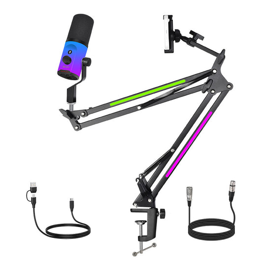 Micrófono XLR USB Dual Modo con Bobina Móvil y Reducción de Ruido ZX777 - Image 6