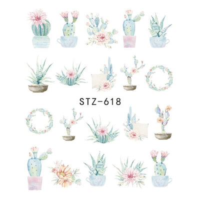 Calcomanías de Uñas Mariposas y Flores - Transfers de Agua para Decoración de Manicura - Image 14