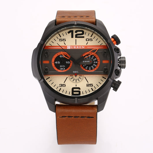 Reloj Militar Deportivo CURREN - Acero Inoxidable Resistente al Agua para Hombre - Image 3