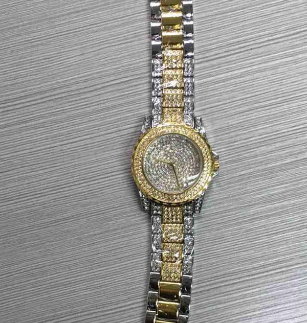 Reloj de Dama con Correa de Acero y Cristales Brillantes Gypsophila - Image 7