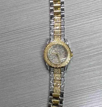 Reloj de Dama con Correa de Acero y Cristales Brillantes Gypsophila - Image 7