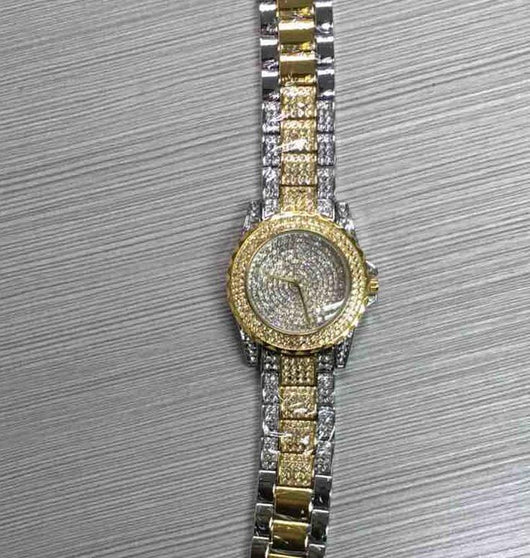 Reloj de Dama con Correa de Acero y Cristales Brillantes Gypsophila - Image 7