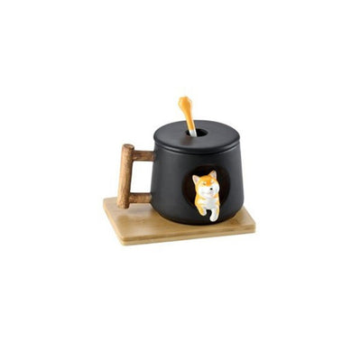 Taza de Cerámica Shiba Inu y Corgi para Parejas - Image 10