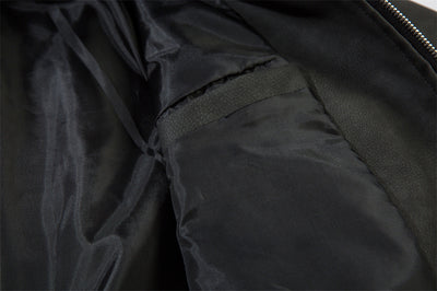 Chaqueta Béisbol Estilo Europeo Americana con Bordado y Cuero PU - Image 10