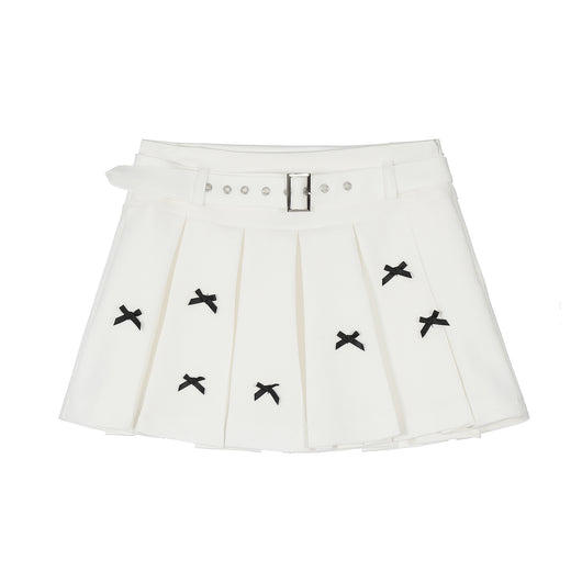 Falda Estilo Universitario con Moño Versátil para Mujer - Image 7