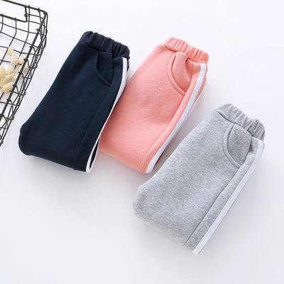 Pantalones de invierno acolchados en polar