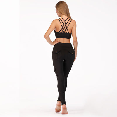 Pantalones Yoga Tácticos Melocotón - Image 5