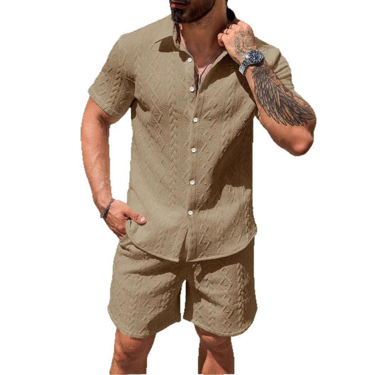 Camisa Casual Suelta de Manga Corta para Hombre - Image 5