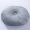 Dark Grey Striped Pumpkin Cushion Diameter 35cm x 8cm
