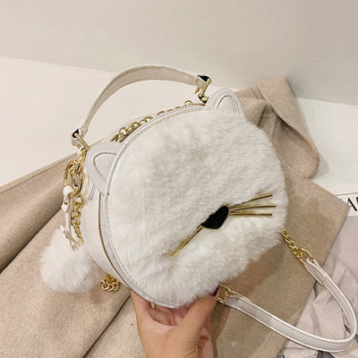 Bolso Mensajero Princesa Infantil de Peluche Suave Mediano para Niñas - Image 21