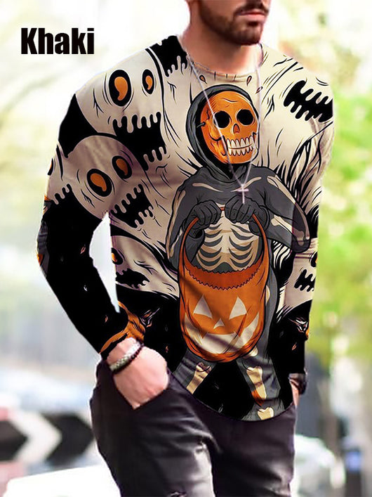 Camiseta Manga Larga Estampada para Hombre - Diseño Otoño Invierno - Image 3