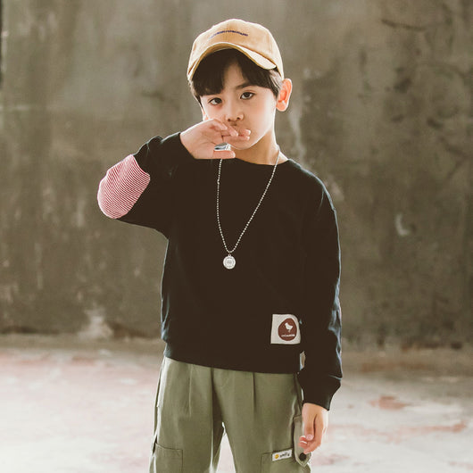 Sudadera Infantil Estilo Occidental Coreano para Primavera y Otoño - Image 3