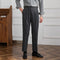 Pantalón Talle Alto Recto con Doble Pliegue Retro