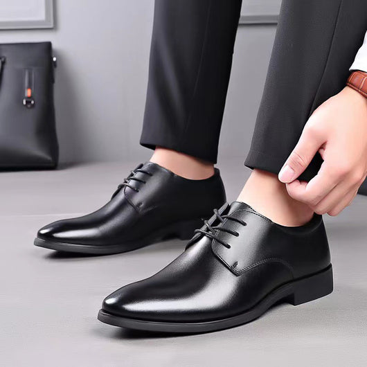 Zapatos de Cuero para Hombre - Elegancia Formal Profesional - Image 4
