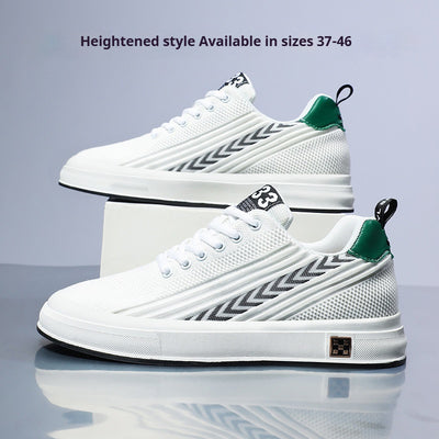 Zapatillas Deportivas Tejidas con Alzas Invisibles para Hombre