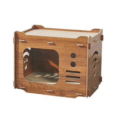 Casa Gato Doble Capa Resistente a Arañazos - Espaciosa y Duradera - Image 6