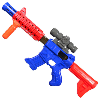 Pistola Interactiva Padre e Hijo con Blanco Giratorio Automático y Dardos Suaves - Image 5
