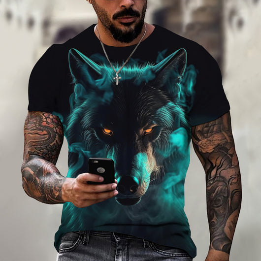 Playera Estampada León 3D para Hombre - Diseño Beast Verano - Image 8