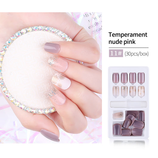 Set de 30 Uñas Postizas Desprendibles - Cobertura Completa para Decoración - Image 37