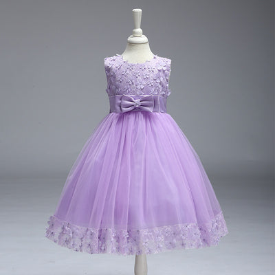 Falda Tutú Princesa Floral para Niñas - Vestido de Fiesta Infantil - Image 6
