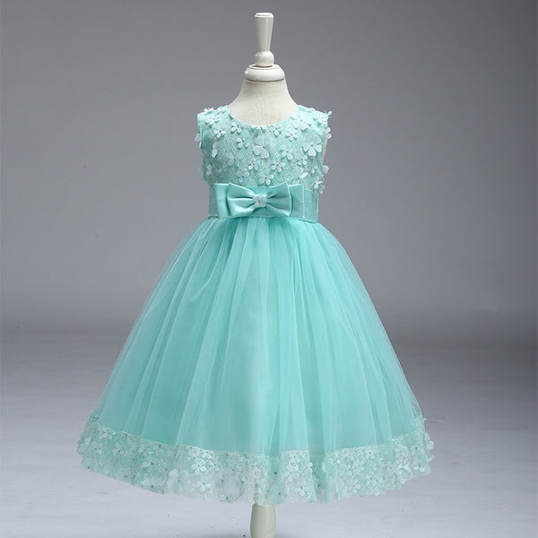 Falda Tutú Princesa Floral para Niñas - Vestido de Fiesta Infantil