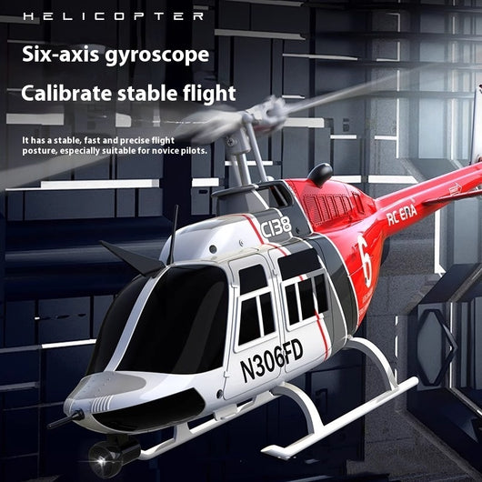 Helicóptero de Juguete de Doble Rotor con Control Simulado - Image 3