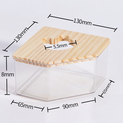 Arenero Transparente Gigante para Hámster - Bandeja Sanitaria con Arena Absorbente - Image 9