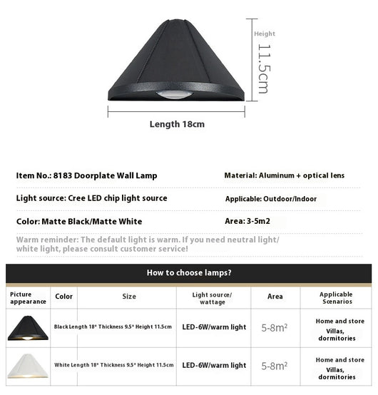 Lámpara LED Impermeable para Patio, Pasillo y Dormitorio - Image 18