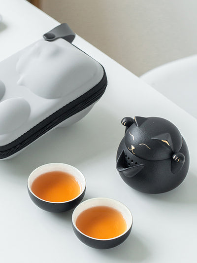 Set de Té Portátil con Tetera y 2 Tazas - Bolsa de Almacenamiento Incluida - Image 16