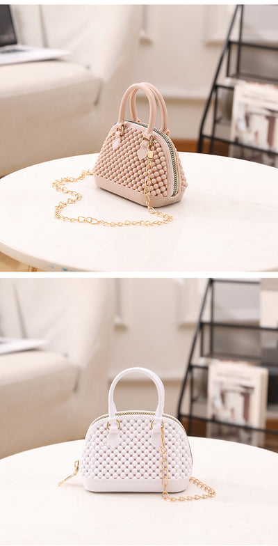 Bolso Transparente Estilo Coreano con Detalles Calados - Image 20