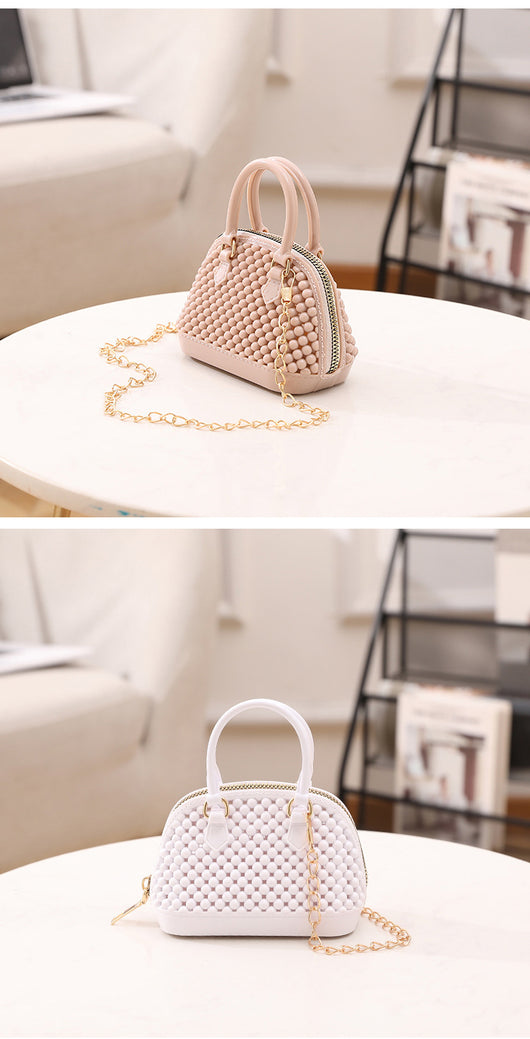Bolso Transparente Estilo Coreano con Detalles Calados - Image 20