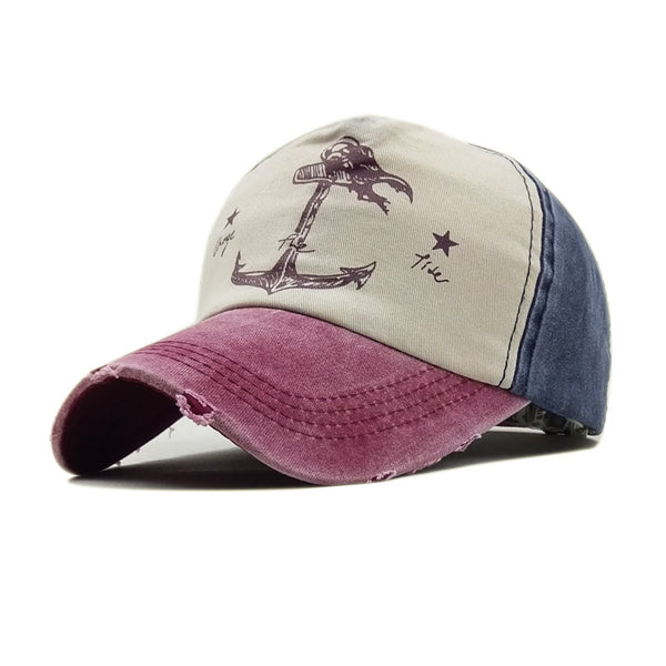 Gorra de Béisbol en Algodón Lavado