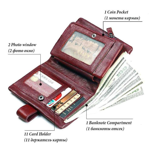 Monedero Compacto para Mujer con Protección RFID - Image 2