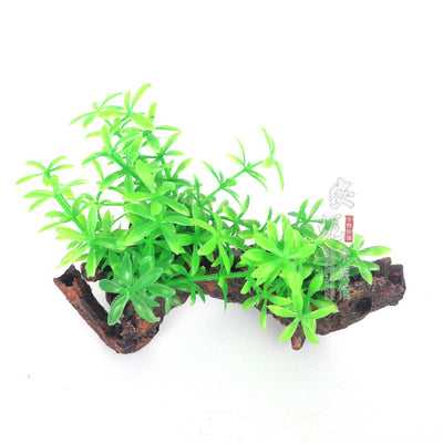 Planta Decorativa Artificial de Pasto y Madera - Image 8